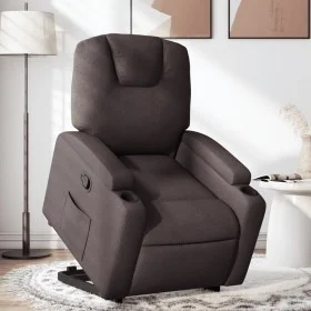 Verstellbarer Aufstehsessel aus dunkelbraunem Stoff von , Sessel - Ref: Foro24-3204373, Preis: 284,20 €, Rabatt: %