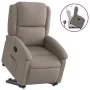 Verstellbarer Aufstehsessel aus grauem Taupe-Stoff. von , Sessel - Ref: Foro24-3204172, Preis: 279,73 €, Rabatt: %