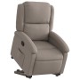 Sillón reclinable elevable tela gris taupe by , Armchairs - Ref: Foro24-3204172, Price: 293,44 €, Discount: %