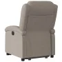 Verstellbarer Aufstehsessel aus grauem Taupe-Stoff. von , Sessel - Ref: Foro24-3204172, Preis: 279,73 €, Rabatt: %