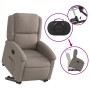 Sillón reclinable elevable tela gris taupe by , Armchairs - Ref: Foro24-3204172, Price: 293,44 €, Discount: %