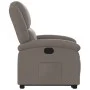 Verstellbarer Aufstehsessel aus grauem Taupe-Stoff. von , Sessel - Ref: Foro24-3204172, Preis: 279,73 €, Rabatt: %