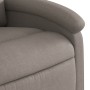 Sillón reclinable elevable tela gris taupe by , Armchairs - Ref: Foro24-3204172, Price: 293,44 €, Discount: %