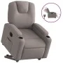 Sillón eléctrico reclinable elevable de tela gris taupe de , Sillones - Ref: Foro24-3204400, Precio: 331,12 €, Descuento: %