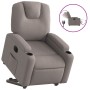 Sillón eléctrico reclinable elevable de tela gris taupe by , Armchairs - Ref: Foro24-3204400, Price: 305,33 €, Discount: %