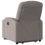 Elektrischer verstellbarer Aufstehsessel aus grauem Taupe-Stoff. von , Sessel - Ref: Foro24-3204400, Preis: 314,10 €, Rabatt: %