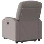 Sillón eléctrico reclinable elevable de tela gris taupe de , Sillones - Ref: Foro24-3204400, Precio: 331,12 €, Descuento: %