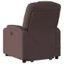 Elektrischer, verstellbarer Massage-Fernsehsessel aus dunkelbraunem Stoff. von , Sessel - Ref: Foro24-3204409, Preis: 354,65 ...