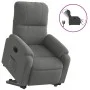 Sillón eléctrico reclinable elevable tela microfibra gris by , Armchairs - Ref: Foro24-3204945, Price: 362,54 €, Discount: %