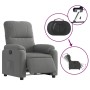 Sillón eléctrico reclinable elevable tela microfibra gris by , Armchairs - Ref: Foro24-3204945, Price: 317,38 €, Discount: %