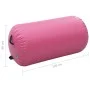 Inflatable gymnastics roll with pink PVC pump 120x90 cm by vidaXL, Yoga and pilates - Ref: Foro24-92718, Price: 99,87 €, Disc...