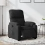 Sillón reclinable eléctrico tela de microfibra negro de , Sillones - Ref: Foro24-3204918, Precio: 251,23 €, Descuento: %