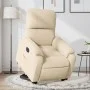 Sillón eléctrico reclinable elevable tela microfibra crema by , Armchairs - Ref: Foro24-3204947, Price: 352,87 €, Discount: %