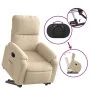 Sillón eléctrico reclinable elevable tela microfibra crema by , Armchairs - Ref: Foro24-3204947, Price: 352,87 €, Discount: %