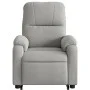 Verstellbarer Aufstehsessel aus hellgrauem Mikrofasergewebe. von , Sessel - Ref: Foro24-3204930, Preis: 302,45 €, Rabatt: %