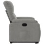 Sillón reclinable elevable tela de microfibra gris claro by , Armchairs - Ref: Foro24-3204930, Price: 281,99 €, Discount: %