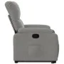 Verstellbarer Aufstehsessel aus hellgrauem Mikrofasergewebe. von , Sessel - Ref: Foro24-3204930, Preis: 302,45 €, Rabatt: %