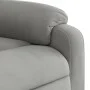 Verstellbarer Aufstehsessel aus hellgrauem Mikrofasergewebe. von , Sessel - Ref: Foro24-3204930, Preis: 302,45 €, Rabatt: %