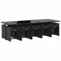 Set de comedor jardín 11 pzas con cojines ratán sintético negro by , Garden sets - Ref: Foro24-3211110, Price: 785,99 €, Disc...