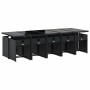 Set de comedor jardín 11 pzas con cojines ratán sintético negro by , Garden sets - Ref: Foro24-3211110, Price: 685,40 €, Disc...