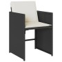 Set de comedor jardín 11 pzas con cojines ratán sintético negro by , Garden sets - Ref: Foro24-3211110, Price: 685,40 €, Disc...