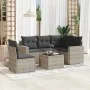 Set de sofás de jardín 6 pzas y cojines ratán sintético gris de , Conjuntos de jardín - Ref: Foro24-3218972, Precio: 409,49 €...