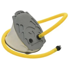 Foot pump inflator, gray and yellow, made of PP and PE, 26x18 cm by vidaXL, Yoga and pilates - Ref: Foro24-92726, Price: 20,9...