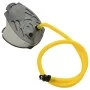 Foot pump inflator, gray and yellow, made of PP and PE, 26x18 cm by vidaXL, Yoga and pilates - Ref: Foro24-92726, Price: 20,9...