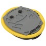 PP und PE Fußaufblaspumpe grau und gelb 26x18 cm von vidaXL, Yoga und Pilates - Ref: Foro24-92726, Preis: 22,29 €, Rabatt: %