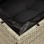 Sofá esquinero de jardín con cojines ratán sintético gris claro by , Outdoor sofas - Ref: Foro24-366191, Price: 94,11 €, Disc...