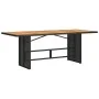 Set de comedor de jardín 9 pzas y cojines ratán sintético negro by , Garden sets - Ref: Foro24-3212276, Price: 1,00 €, Discou...