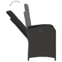 Set de comedor de jardín 9 pzas y cojines ratán sintético negro by , Garden sets - Ref: Foro24-3212276, Price: 1,00 €, Discou...