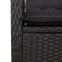 Set de comedor de jardín 9 pzas y cojines ratán sintético negro by , Garden sets - Ref: Foro24-3212276, Price: 1,00 €, Discou...