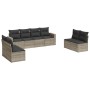 Set de sofás de jardín 8 pzas y cojines ratán sintético gris by , Garden sets - Ref: Foro24-3218842, Price: 485,91 €, Discoun...