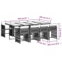 Set comedor jardín 9 pzas y cojines ratán sintético gris by , Garden sets - Ref: Foro24-3211640, Price: 531,00 €, Discount: %