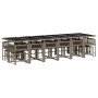Set comedor de jardín 17 pzas y cojines ratán sintético gris von , Gartensets - Ref: Foro24-3211544, Preis: 886,33 €, Rabatt: %
