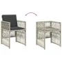 Set comedor jardín y cojines 13 pzas ratán sintético gris claro by , Garden sets - Ref: Foro24-3211043, Price: 833,06 €, Disc...