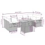 Juego de sofás de jardín con cojines beige 8 pzas ratán PE by , Garden sets - Ref: Foro24-3271668, Price: 562,78 €, Discount: %