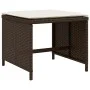 Set comedor de jardín y cojines 15 pzas ratán sintético marrón by , Garden sets - Ref: Foro24-3211173, Price: 871,45 €, Disco...