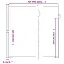 Toldo lateral retráctil gris antracita 200x300 cm de , Sombrillas - Ref: Foro24-4004368, Precio: 105,68 €, Descuento: %
