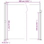Toldo lateral retráctil gris antracita 200x300 cm by , Umbrellas - Ref: Foro24-4004368, Price: 116,12 €, Discount: %