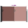 Braune seitliche ausziehbare Markise 120x500 cm von , Sonnenschirme - Ref: Foro24-4004404, Preis: 96,35 €, Rabatt: %