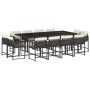 Set comedor de jardín con cojines 13 pzas ratán sintético negro von , Gartensets - Ref: Foro24-3211578, Preis: 715,52 €, Raba...