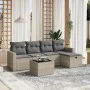 Set de sofás de jardín 6 pzas y cojines ratán sintético gris by , Garden sets - Ref: Foro24-3263478, Price: 374,19 €, Discoun...
