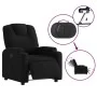 Sillón reclinable eléctrico de tela negro de , Sillones - Ref: Foro24-3204346, Precio: 254,84 €, Descuento: %