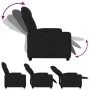 Sillón reclinable eléctrico de tela negro de , Sillones - Ref: Foro24-3204346, Precio: 254,84 €, Descuento: %