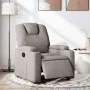 Sillón reclinable eléctrico tela gris taupé de , Sillones - Ref: Foro24-3204352, Precio: 247,25 €, Descuento: %