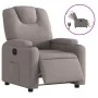 Sillón reclinable eléctrico tela gris taupé de , Sillones - Ref: Foro24-3204352, Precio: 247,25 €, Descuento: %