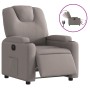 Sillón reclinable eléctrico tela gris taupé by , Armchairs - Ref: Foro24-3204352, Price: 239,02 €, Discount: %