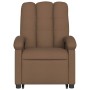 Verstellbarer Stoff-Liegesessel in Braun von , Sessel - Ref: Foro24-3204096, Preis: 256,50 €, Rabatt: %
